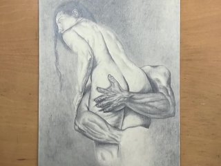 outside, sex art, nude, ebony