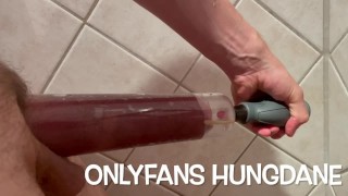 Hungdane's 10X8-Inch Girthy Monster Cock Pumping Session