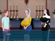 Preview 4 of SexNote Cap 27 - Anal Fuck for the Church Nun and a MILF