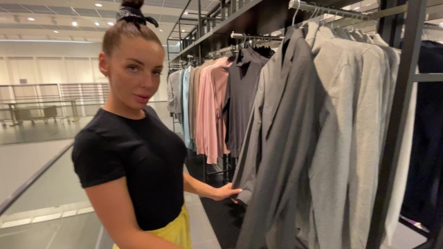 Fitting In Store - Sales Assistant Sucked in Fitting Room - Pornhub.com