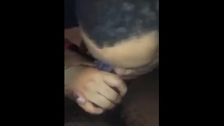 Sucking a DL dick from the carwash