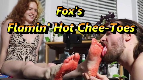 Flamin da Fox Hot Chee-Toes - Cheeto Crush Foot Worship - visualização
