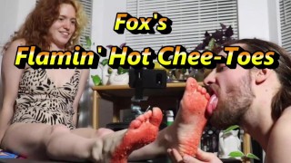 Flamin da Fox Hot Chee-Toes - Cheeto Crush Foot Worship - visualização