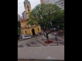 Flashing masturbating at balcony near many building 2