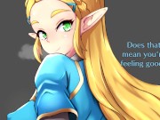 Preview 4 of Sex Research with Zelda REMASTER! (Hentai JOI) (Legend of Zelda, Wholesome)