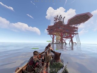 Going to Oil Rig at 3 am -RUST SFW FUNNY GAMING