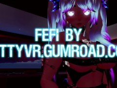 Sloppy Rimjob & Deepthroat by Fefi from DottyVR!