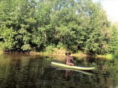 Голая прогулка на сапе