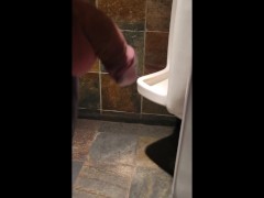 johnholmesjunior hanging out in mens bathroom urinal during vancouver supper downtown