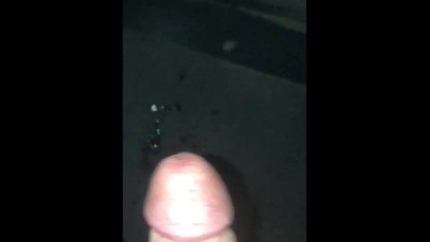 Real delivery driver caught jerking off 