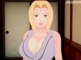 Milf Lady Tsunade Rides Naruto Until Fills Her Up with Cum - Anime Hentai 3d Uncensored