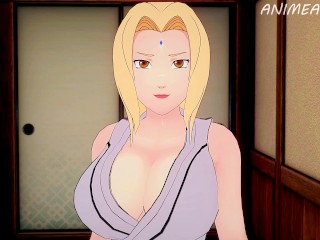 MILF Lady Tsunade Berijdt Naruto Totdat Ze Haar Vult Met Sperma - Anime Hentai 3d Ongecensureerd