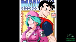 Gohan And Bulma Escaping In The DBZ Parody Futuro Dos Androides