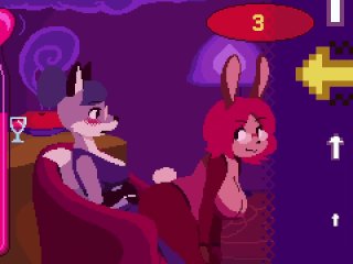 pixel, waiter, game, parody