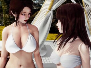 butt, brunette big tits, big ass, visual novel