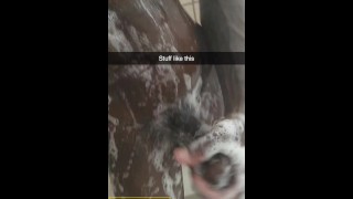 Stuzzicare la doccia per Snapchat 