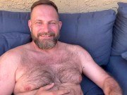 Preview 2 of Hairy Dad gets his hole eaten in Palm Springs