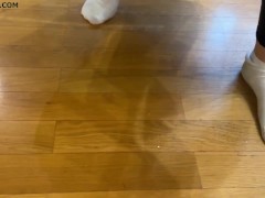 POV Triple Spitting Femdom Close-Up From Mistresses Kira, Sofi and Agma