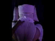 Preview 2 of Thicc Asian Cosplay from Behind till HUGE cumshot on big tits