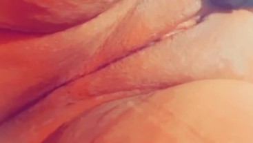 I had to make my own pussy cum. Quickie before work  