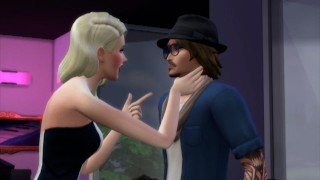 Amber Hotwife nervosa com o marido Johnny fazendo-o satisfazê-la