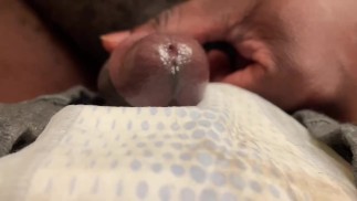 Pissing In My Depends  Follow My JustForFans @BlackBoiiBear