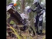 Preview 6 of Pissing on Dirt Bike in Full Gear