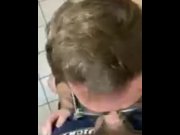 Preview 1 of Some Latino cock in a public bathroom!