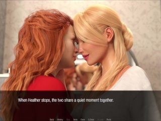 big tits, visual novel, muscular men, redhead