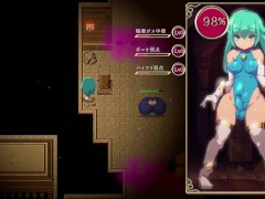 Video Mage Kanades Futanari Dungeon Quest Meeting with boobs monster