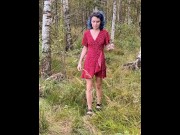Preview 3 of Real Public Sex Date in the Park - sex in the forest - Darcy Dark