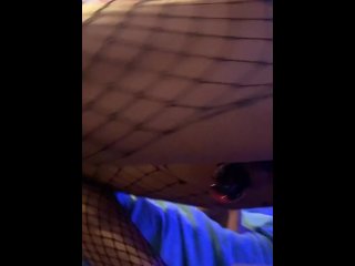 black sissy toying her ass