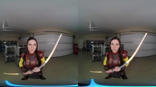 Petite Teen Theodora Day As STAR WARS BASTILA Craves For You VR Porn