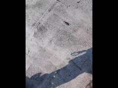 Peeing on the roof