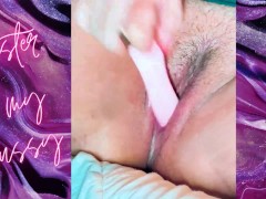 Masturbating to pink vibrator (oops I forgot to charge it. its a dildo now)