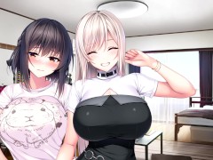 【エロゲー Role player:とろろ姉妹の粘膜ポトレ(体験版)動画3】二人のムチムチ爆乳下着姿がエロすぎる！そして採寸を始めるが・・(爆乳コスプレイヤー抜きゲー ぐりぐちゃLIVE！実況プレイ - Screenshot 5 of 16 - 抜きゲー