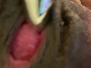 Satisfying my wet pussy