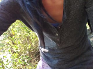 A Girl Piss by the River