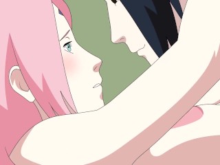 Sakura and Sasuke Sex Part 2 Naruto Kunoichi Young Hentai Animation Tits Creampie Cum Anime Groan