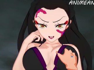 Tanjiro Fucked Daki_Many Times Until Creampies to Win Against Her - Demon_Slayer Hentai_Compilation