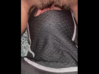 POV: Unterwürfiger Sklave Leckt Meine Haarige Muschi Facesitting