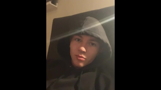 Teen Boy Jerking his Big Dick