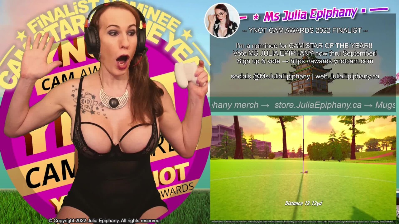 Excerpt from my September 9th livestream playing Powerstar Golf! Got an  Eagle! - EroThots