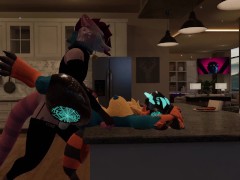 Female Protogen gets demolished by Male Opossum