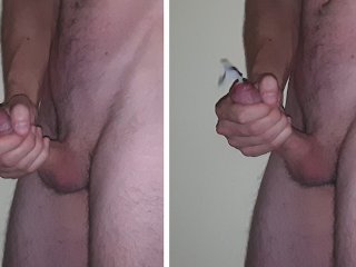 huge cum load, hot guy jerking off, hot guy moaning, fit guy