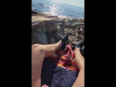 johnholmesjunior caught shooting massive cum load at white rock nude beach with voyuers watching