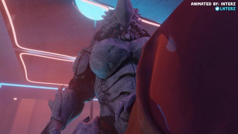 Krogan Pole Dance Hyper Growth Animation