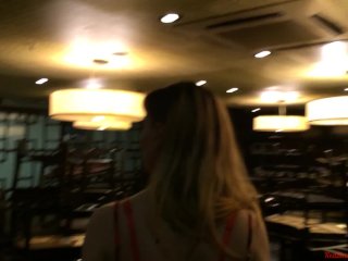 Anal And Blowjob Into Public Restaurant Toilet With A Client