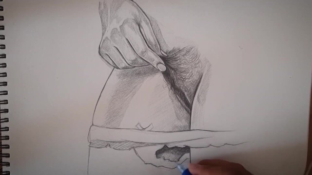 Just like that Fuck Me, please .pencil Drawing .so Sexy  Beautiful,missionary Loving - Pornhub.com