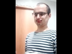 Ссаной побляди вонюше нравится быть мочехлебкой - Screenshot 16 of 16 - Piss Drinking